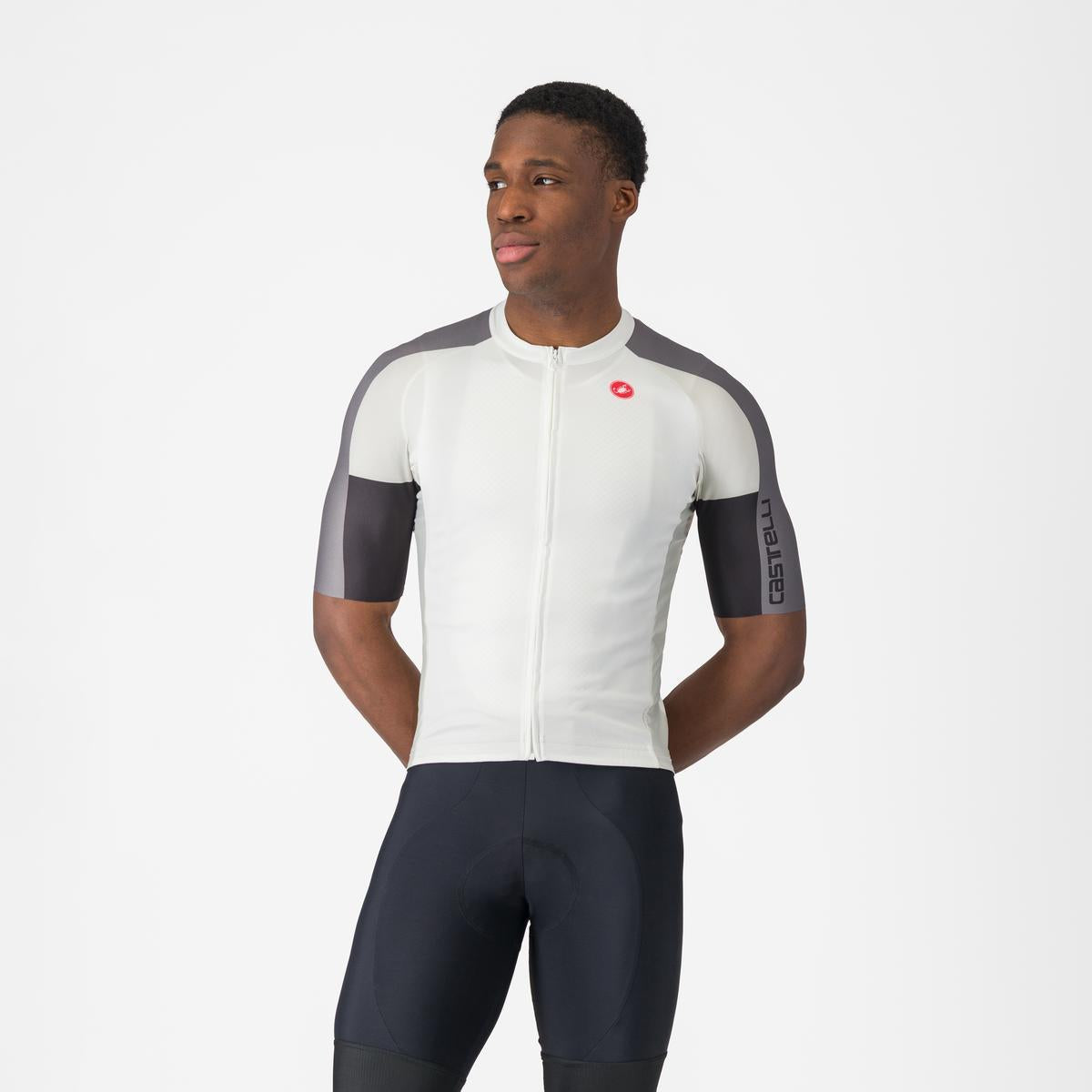 Castelli  Entrata Cykeltrøje, Ivory/Smokey Grey