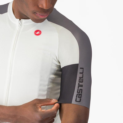 Castelli  Entrata Cykeltrøje, Ivory/Smokey Grey
