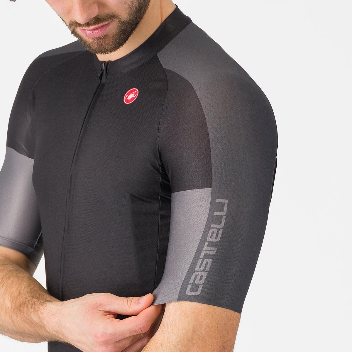 Castelli  Entrata Cykeltrøje, Black/Dark Grey